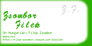 zsombor filep business card